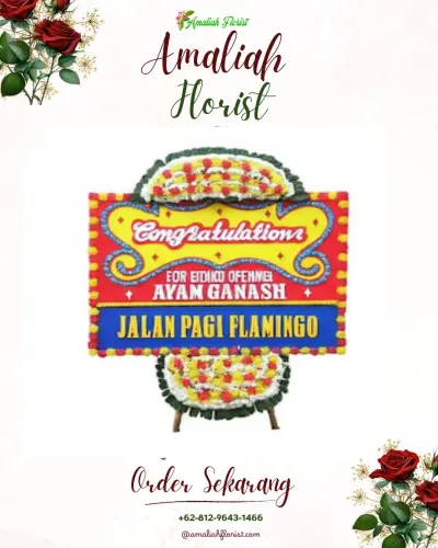 Bunga Papan Congratulation di Trihanggo